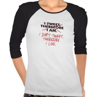 Twitter Addiction Funny shirts