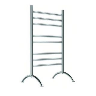 Mr. Steam F328 8 Bar Free Standing Floor Electric Towel Warmer in Stainless Steel Brushed F328SSB