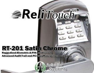 ReliTouch Biometric and PIN Handle Lock   Door Handles  