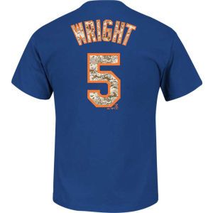 New York Mets David Wright Majestic MLB Camo Player T Shirt