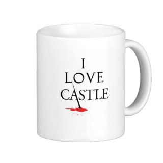 I love Castle Coffee Cup Coffee Mug