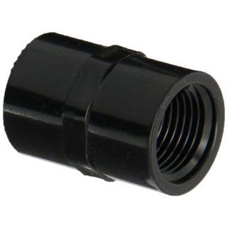Spears 435 B Series PVC Pipe Fitting, Adapter, Schedule 40, Black, 1/2" Socket x 1/2" NPT Female Industrial Pipe Fittings