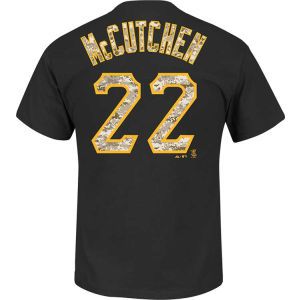 Pittsburgh Pirates Andrew McCutchen Majestic MLB Camo Player T Shirt