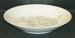 Rosenthal   Continental Classic Rose (White Rose, Brown Leaves) Large Coupe Soup