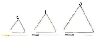 Tycoon Percussion 4 Inch Aluminum Triangle Musical Instruments