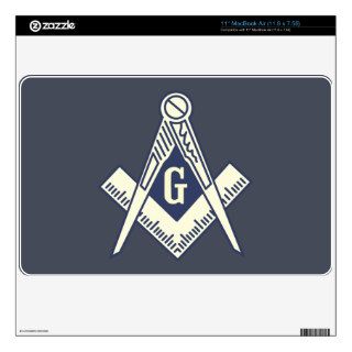 Custom Masonic Blue Lodge Laptop Sticker MacBook Air Skins