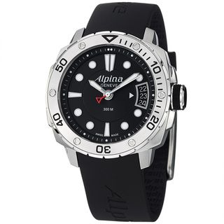 Alpina Women's AL 240LB3V6 'Extreme Diver' Black Dial Black Strap Quartz Watch Alpina Women's More Brands Watches