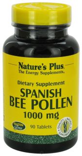 Natures Plus   Bee Pollen 1000 mg.   90 Tablets