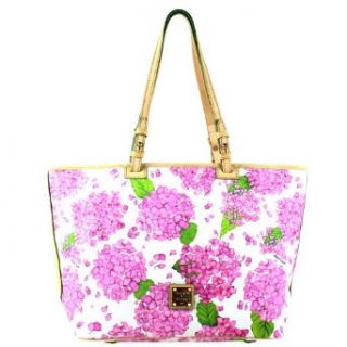 Dooney & Bourke Leisure Shopper, Pink/White Shoulder Handbags Shoes