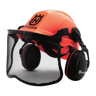 Husqvarna Pro Forest Helmet and Face Shield System with Hearing Protection