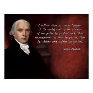 James Madison Quote Posters