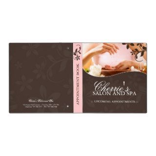 Salon and Spa Appointment Book 3 Ring Binders