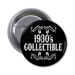 1930's Collectible 70th 75th Birthday Pins