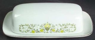 Sterling China (Japan) Florentine 1/4 Lb Covered Butter, Fine China Dinnerware  