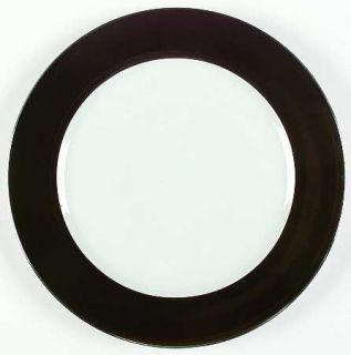 Philippe Deshoulieres Athos Black Service Plate (Charger), Fine China Dinnerware
