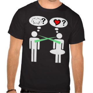 Men's Brain & Women's Brain T shirts