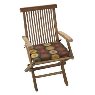 Home Decorators Collection Berringer Chocolate Sunbrella East Indies Outdoor Chair Cushion DISCONTINUED 2609400830