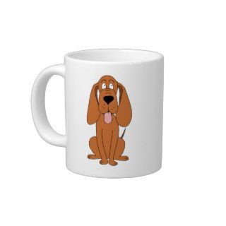 Brown Dog Cartoon. Hound. Jumbo Mug