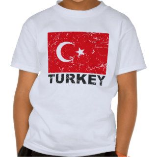 Turkey Vintage Flag Tee Shirt