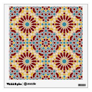 Islamic geometric pattern wall decals