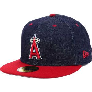 Los Angeles Angels of Anaheim New Era MLB Team Color Denim 59FIFTY Cap