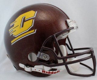 Riddell Full Size Authentic Proline Central Michigan Chippewas Football Helmet  Sports Related Collectible Full Sized Helmets  Sports & Outdoors