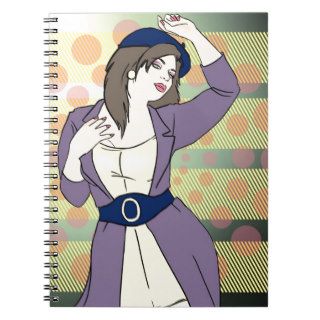 80s Cartoon Plus Size Pinup Notebook