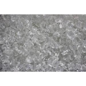 Margo Garden Products 25 lb. Small Ice Clear Landscape Fire Glass EG25 L01S