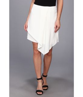 DKNYC Asymmetrical Skirt Womens Skirt (White)