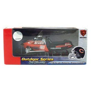 Chicago Bears 118 Scale Die Cast polaris Snowmobile  Childrens Die Cast Vehicles  Sports & Outdoors