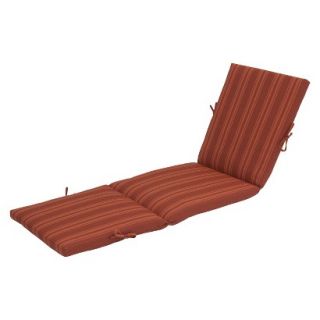 Threshold Outdoor Chaise Lounge Cushion   Orange Stripe