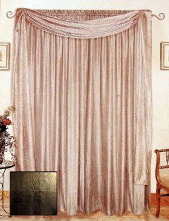 Alexandra Cecillia Curtain Set Brown   Window Treatment Panels