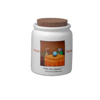 Funny Thanksgiving Hostess Gift Candy Dish