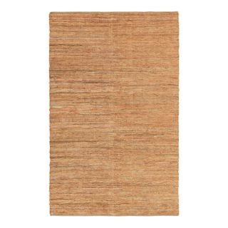Hand woven Chindi Taupe Leather Rug (5' x 8') 5x8   6x9 Rugs