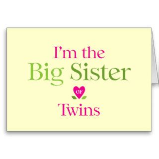 I'm the Big Sister to be Greeting Card