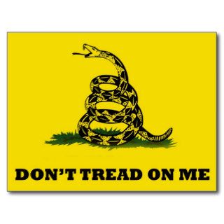 Don't Tread On Me flag Postcard