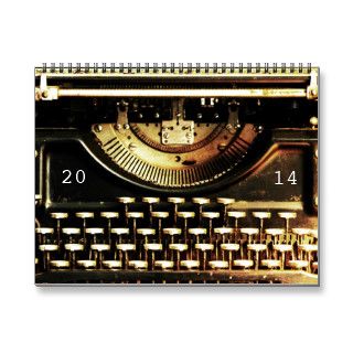 Antique Underwood Typewriter 2014 Calendar