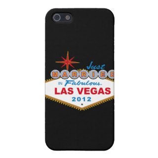 Just Married In Fabulous Las Vegas 2012 Vegas Sign Covers For iPhone 5