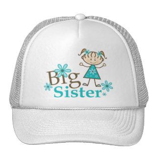 Big Sister Stick Figure Hat