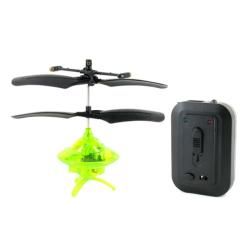 Intelli Green UFO Nano Electric RC Helicopter Airplanes & Helicopters