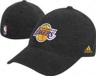 Los Angeles Lakers 2010 2011 Black Basic Logo Slouch Flex Hat  Baseball Caps  Sports & Outdoors