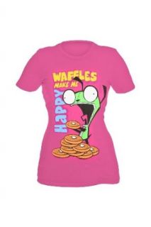 Invader Zim Gir Scratch 'N' Sniff Waffles Girls T Shirt Size  Small Clothing