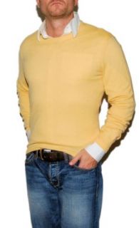Polo Ralph Lauren Black Label Mens Thin Cashmere Yellow Sweater Italy Small at  Men�s Clothing store