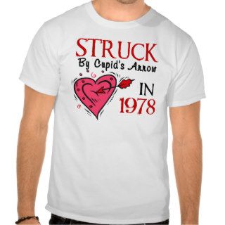 Struck By Cupid’s Arrow In 1978 T Shirt