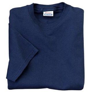 Hanes Heavyweight   100% Cotton T Shirt Navy 3XL Clothing