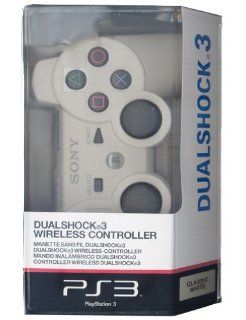 SONY PS3 DUALSHOCK 3 WIRELESS CONTROLLER WHITE (Japan Version) + FREE DUAL SHOCK 3 SILICONE SKIN CASE Video Games