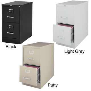 Hirsh 25 inch Deep 2 drawer Letter size Commercial Vertical File Cabinet Vertical File Cabinets