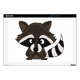 UU  Funny Raccoon Cartoon Art Laptop Decals
