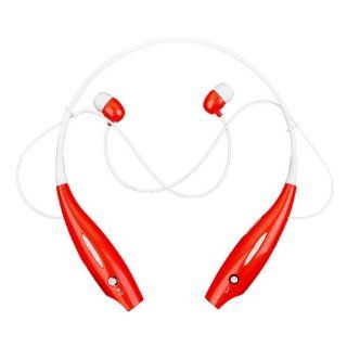 Universal(HBS 700) Wireless Bluetooth Stereo Headset Neckband Style Red Musical Instruments