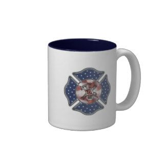 Firefighter Patriotic Coffee Mug
